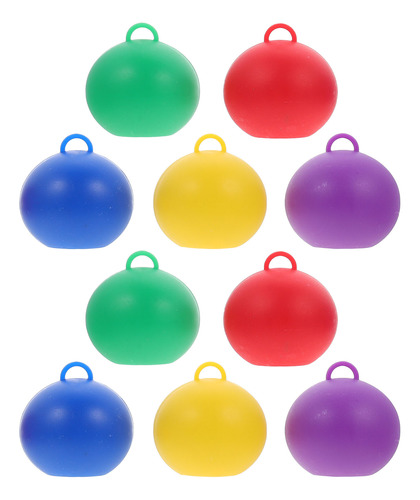 Bloque De Peso Para Globos De Colores Para Niña, 10 Unidades