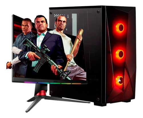 Imagen 1 de 7 de Pc Armada Computadora Gamer Amd Ryzen 3200g 8g Hdd1tb Ver2.0
