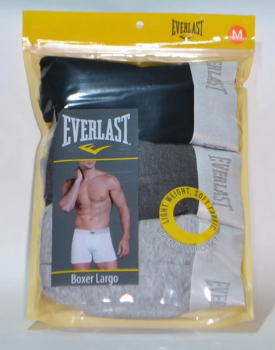 6 Boxer Everlast Premium Largos Biker Ajuste Y Comodidad | Envío gratis