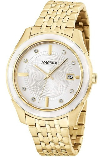 Relógio Feminino Magnum Analógico Ma28832h - Dourado