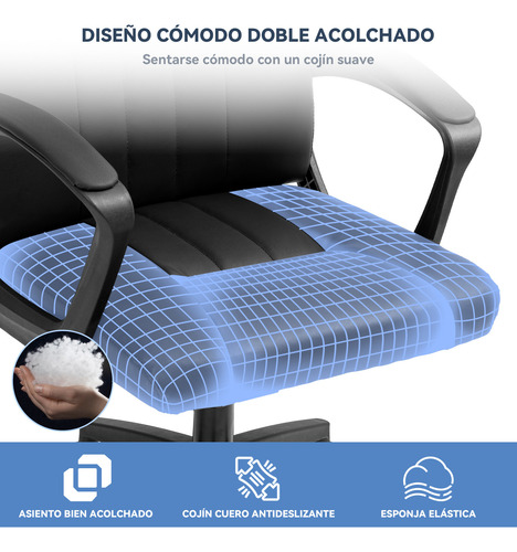 Silla Escritorio Ejecutiva Emilio Plus Oficina Ergonomica