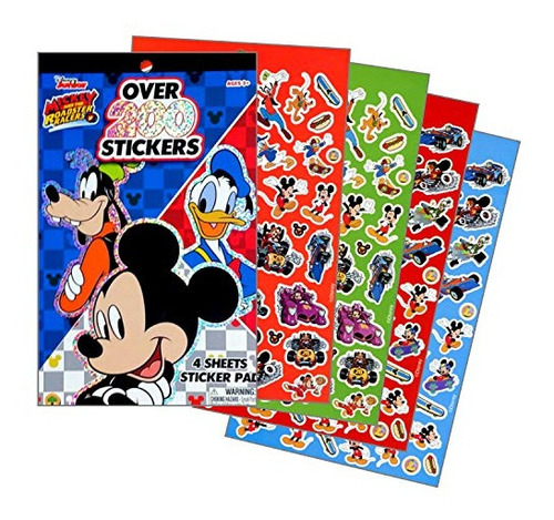 Bloc De Pegatinas De Mickey Mouse De Disney, Bloc De Pegatin