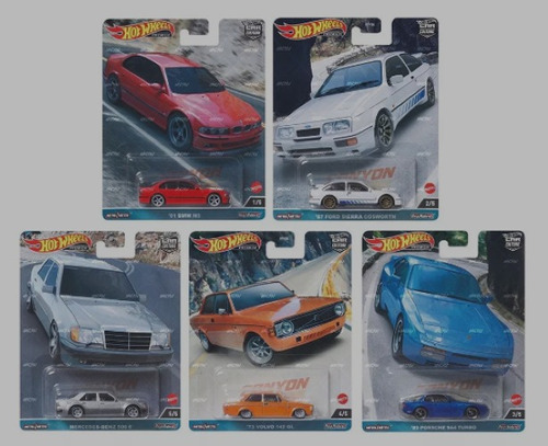 Hot Wheels Premium Car Culture  Canyon Serie 5 Carros