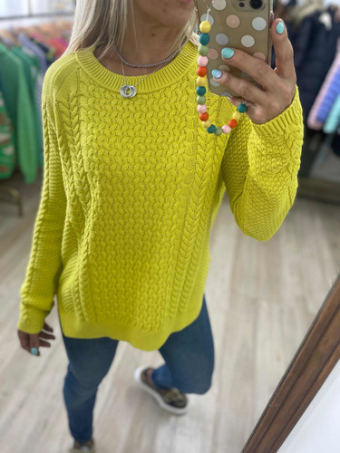 Sweater Tramado Colores Mujer The Big Shop