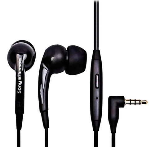 Fone De Fio Ericsson Mh650 Cor Preta Cor Preto
