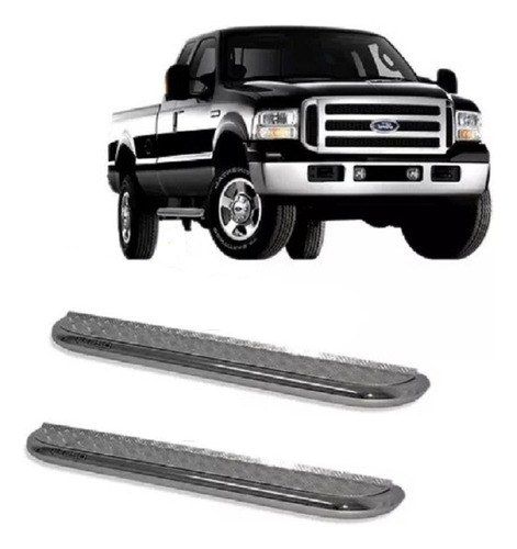 Estribo Plataforma Longo 179 Cm Cromado F250 F350 F4000 Cs