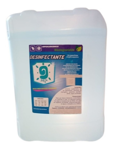 Desinfectante & Sanitizante Pureza* 1 Bidón (20 Lts)