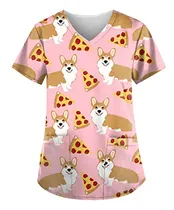 Comprar Blusas De Enfermería Estampadas De Animales, Tallas Grandes,