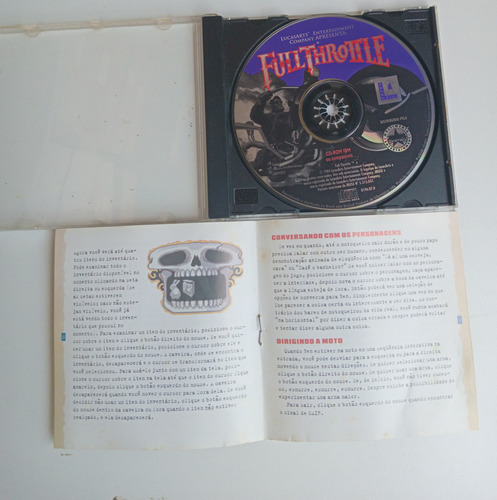 Games Jogo Cd_rom Full Throttle Para Pc ( Usado ) (Usado)