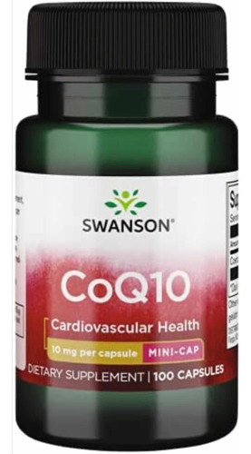 Coq 10 Coenzima (cardiovascular Health) - 100 Caps - Swanson