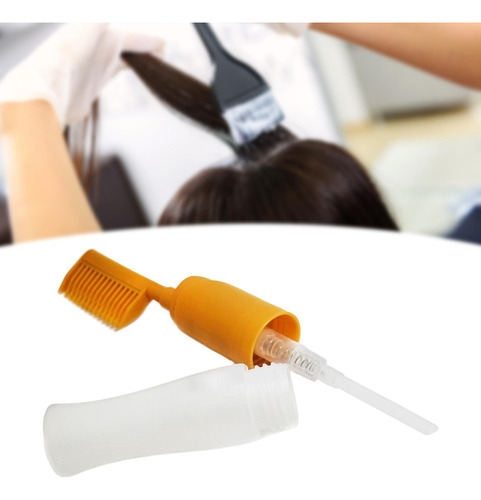 . Peine Aplicador De Cepillo For Teñir El Cabello, Botella