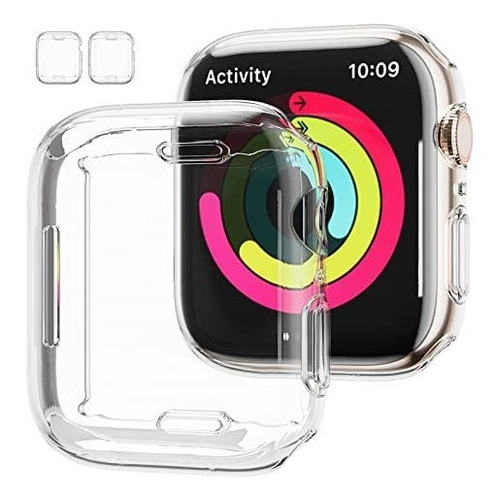 2 Fundas Transparentes Para Apple Watchs Eries 7 41mm
