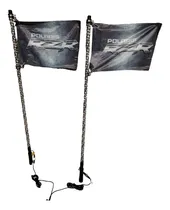 Comprar Antenas Led Rgb Gemelas Bluetooth 120 Cm Banderas Rzr Gris