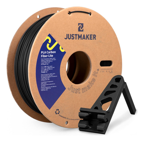 Justmaker Filamento Pla Carbon Fiber Lite Para Impresora 3d,