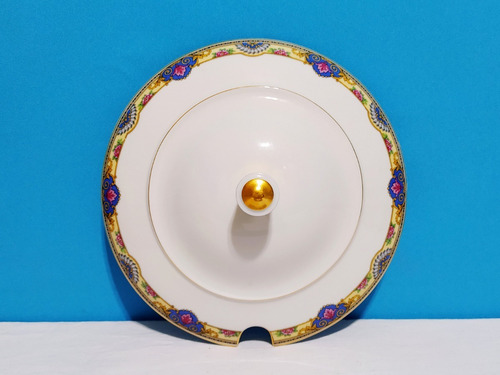 Sopera Porcelana Francesa Limoges Raynaud Orfebrería Anezin (Usado)