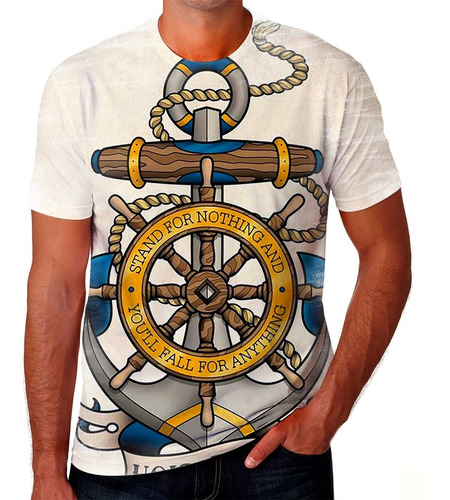 Camiseta Camisa Bussola Navio Barco Piratas  Envio Rápido 10