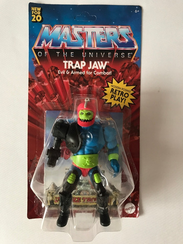 Trap Jaw Y Scareglow Motu Origins Retro Cartones Maltratados (Usado)