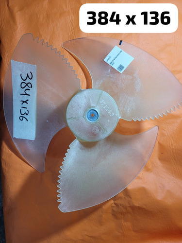 Paleta Ventilador  Split 384 Mm X 136 Mm Hisense Eje 8