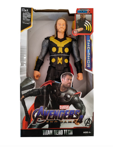 Muñeco Figura Articulada Thor Luces Sonido Niños