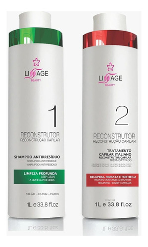 Kit Escova Progressiva Shampoo + Redutor De Volume Selafix