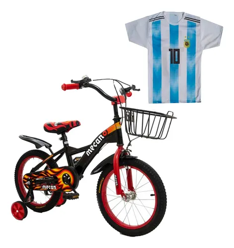 Bicicleta Rodado 20 Para Ni os Cross Rueditas Canasto Love