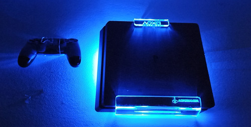 Soporte Para Ps4 Pro Y Control Con Iluminación Led