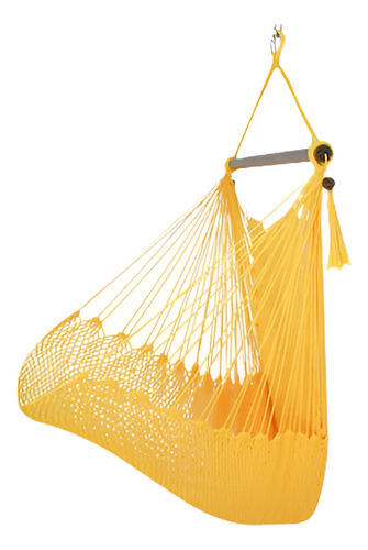 Jumbo Colgar Hamaca Silla 48 Bar Madera Patio Porche Swing