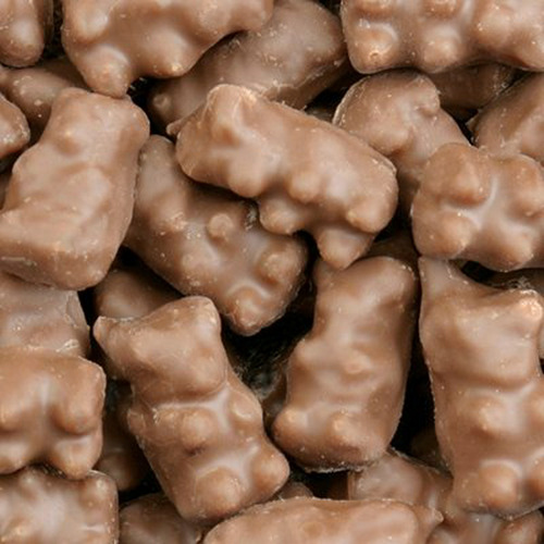 Dulce De Gomita, Milk Chocolate Covered Gummy Bears, 8lbs