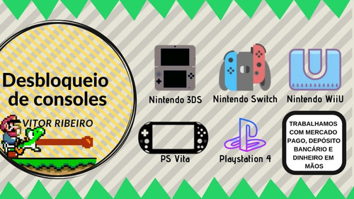 Boot9str+luma 3ds/2ds/new Original Debloqueio Nintendo 11.13 (Usado)