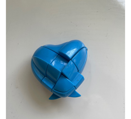 Cubo De Corazon 3x3 Celeste Corazon Cube (Usado)