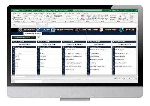 Sistema De Planificación De Proyectos Automatizado Plantilla