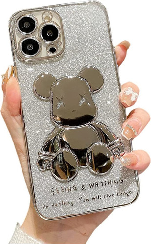 Filaco Glitter Case Fit Para Teléfono 13 Pro Max, 3d Cute Si
