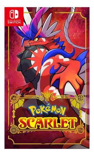 Pokemon Scarlet (escarlata)// Fisico Sellado// Mathogames