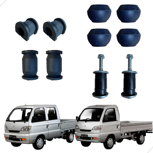 Kit De Buchas Dianteiro - Towner Jr E Pickup Effa (sem Capô)