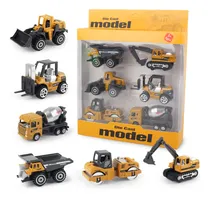 Comprar Kit 6 Vehículos De Construcción De Juguete Escala Excavadora