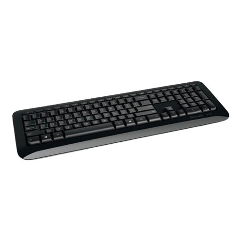 Teclado Microsoft Keyboard 850 Inalámbrico Negro En Español 