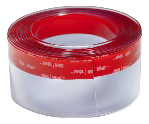 3mt Veda Portão Garagem Folha Bicho Transparente 7, 10, 12cm
