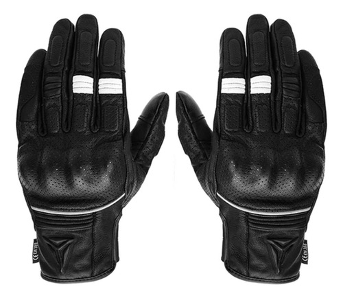 Guantes De Cuero Certificados Ce, Para Verano Motowolf 0329