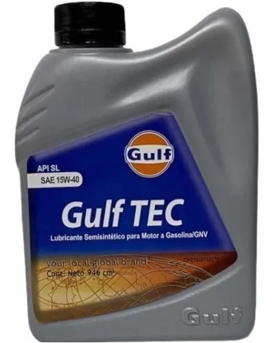 Aceite Semi Sintetico 15w 40 Gulf