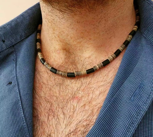 Nuevo Collar Africano Para Hombre, Joyería Con Cuentas Afric
