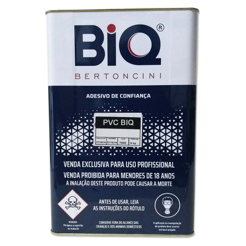 Cola Bertoncini Pvc Para Lonas, Vinil E Toldos - Lata 14kg
