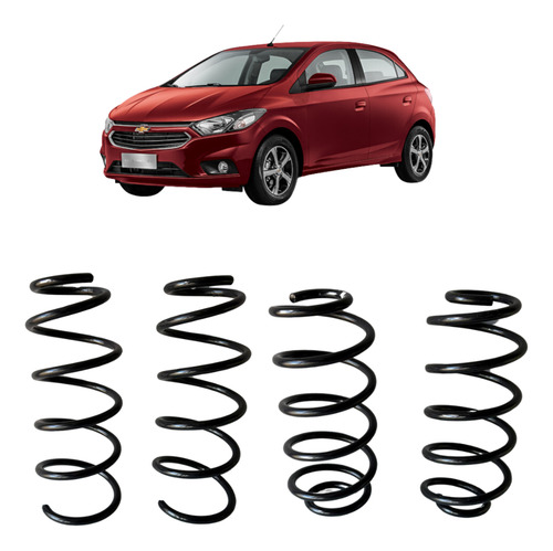 Kit Suspensão Onix 13 A 19 Molas Frente E Traseira