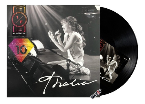 Thalia Primera Fila 10 Años Vinyl Lp + Dvd   En Karzov