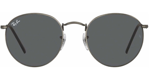 Lentes Ray-ban De Sol Redondos Negros Modelo Rb 3447 Italia