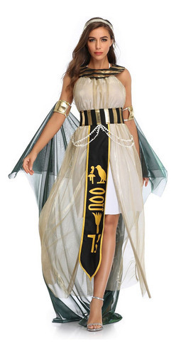 A Disfraz De Halloween De Cleopatra Del Faraón Egipcio