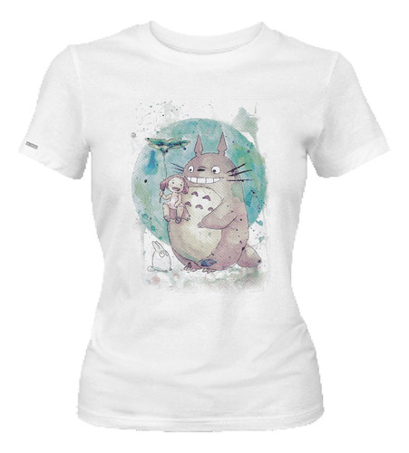 Camisetas Mujer Blusa Dama Totoro Anime. Mi Vecino Cln Idk