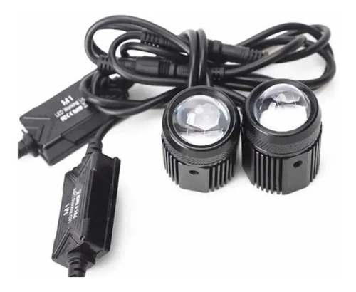 Imagen 5 de 5 de Par Exploradoras Led Dual Color Alta Gama Potente Carro/moto