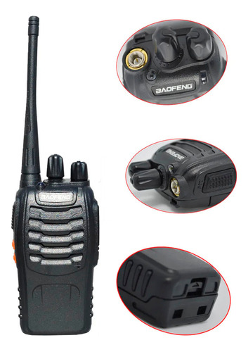 Radio Walkie Talkie Radiotelefono Portatil Con Accesorios