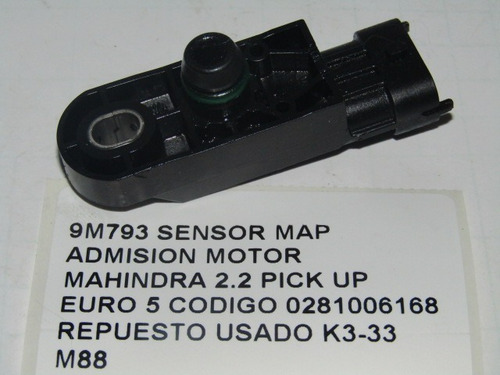 Sensor Map Admision Motor Mahindra 2.2 Pick Up Euro 5 (Usado)