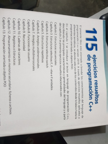 Libro 115 Ejercicios Resueltos De Programación C++